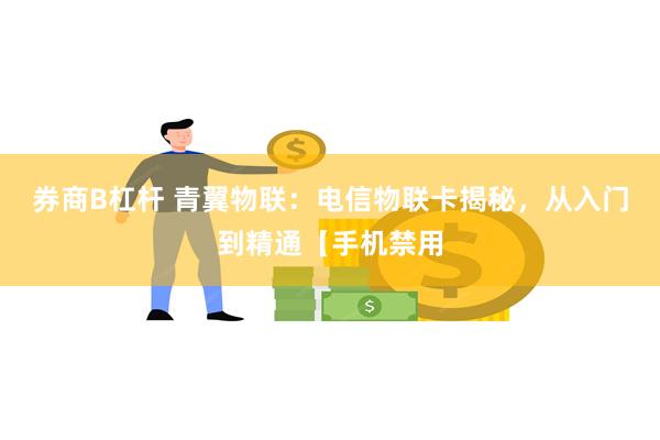 券商B杠杆 青翼物联：电信物联卡揭秘，从入门到精通【手机禁用