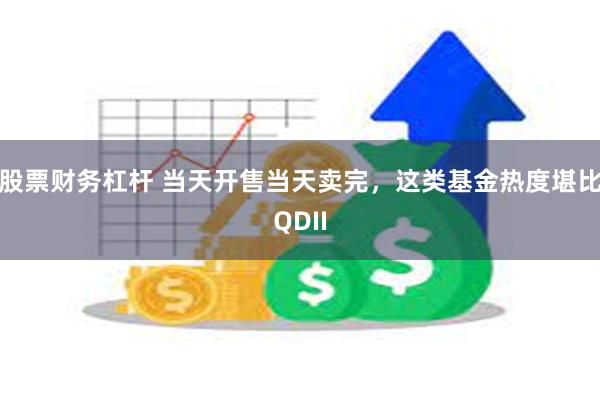 股票财务杠杆 当天开售当天卖完，这类基金热度堪比QDII